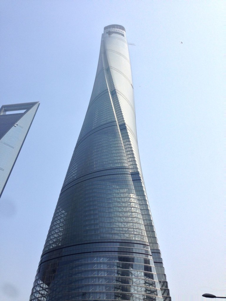 中国で一番高い上海タワー