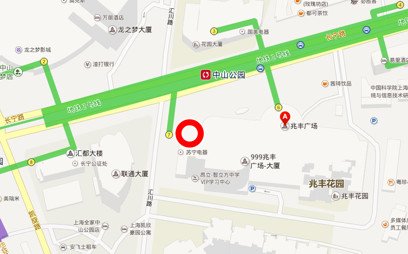 中山公園食堂の地図
